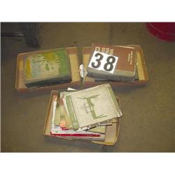 (3) BOXES OF MISC. MANUALS