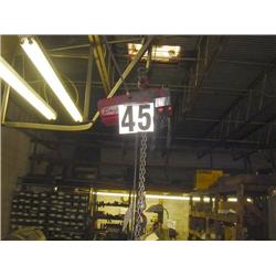 DAYTON 300 LB. ELECTRIC CHAIN HOIST