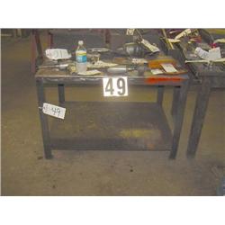 METAL SHOP TABLE
