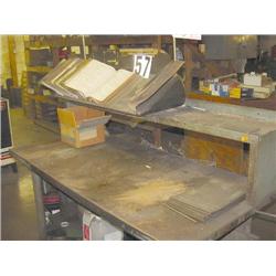 METAL SHOP TABLE