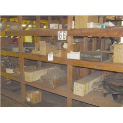 WOODEN SHELF MISC. CRANKS & PARTS