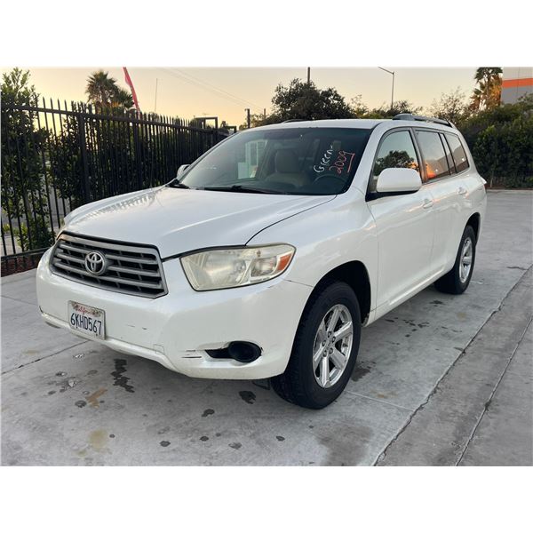 TOYT HIGHLANDER 2009 T-2 DAYS