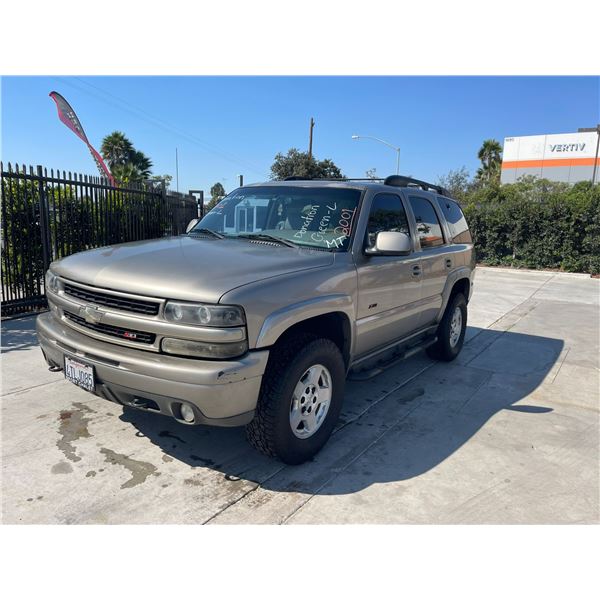 CHEV TAHOE 2001 T-DONATION