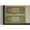 Image 2 : 2-US STAR $1 SILVER CERTIFICATES: 1957 AND 57-B