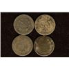 Image 2 : 1854, 76, 82 & 1883 SILVER SEATED LIBERTY DIMES