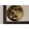 Image 1 : 24KT GOLD PLATED 4 OZ. PF COMMEMORATIVE OF THE