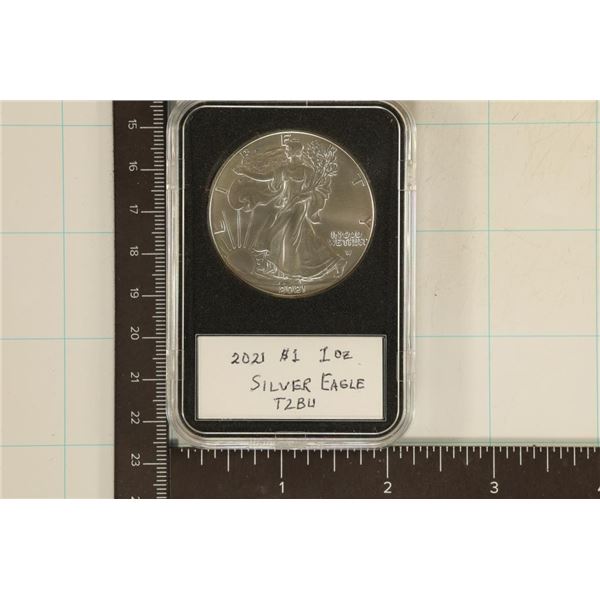 2021 TYPE 2 AMERICAN SILVER EAGLE 1 OZ. SILVER