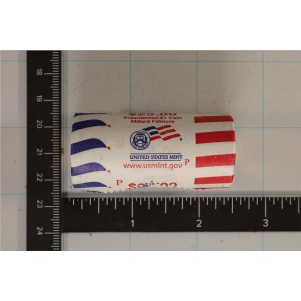 2010-P US $25 ROLL OF PRESIDENTIAL DOLLARS BU-