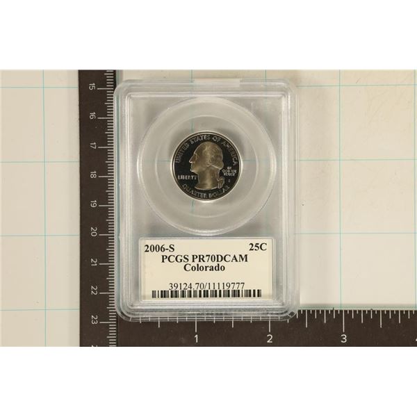 2006-S COLORADO US QUARTER PCGS PR70 DCAM