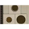 Image 2 : 3 ADULT THEMED METAL TOKENS: 2 HEADS TAILS FLIPPER