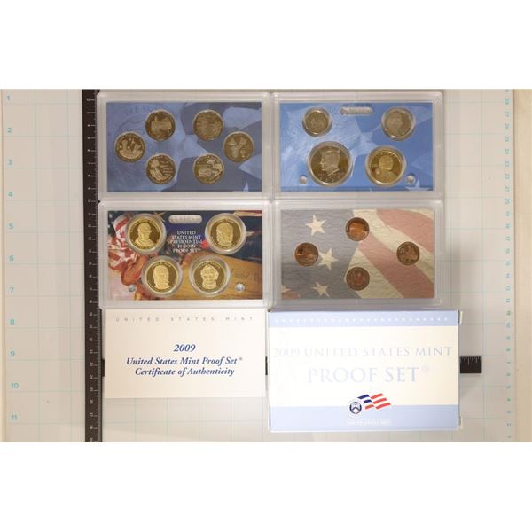 2009 US PROOF SET (WITH BOX) 18 PIECES WITH BOX