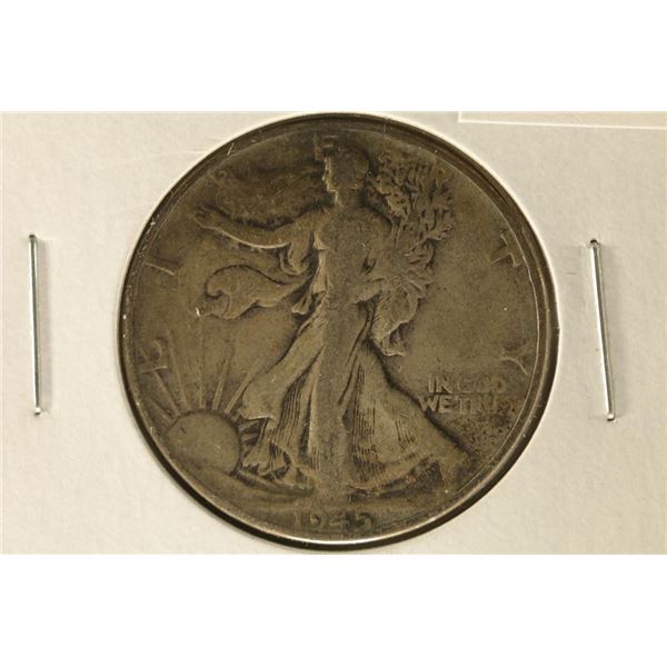 1945 SILVER WALKING LIBERTY HALF DOLLAR