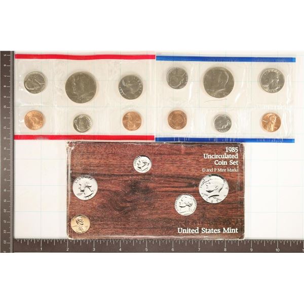 1985 US MINT SET (UNC) P/D (WITH ENVELOPE)