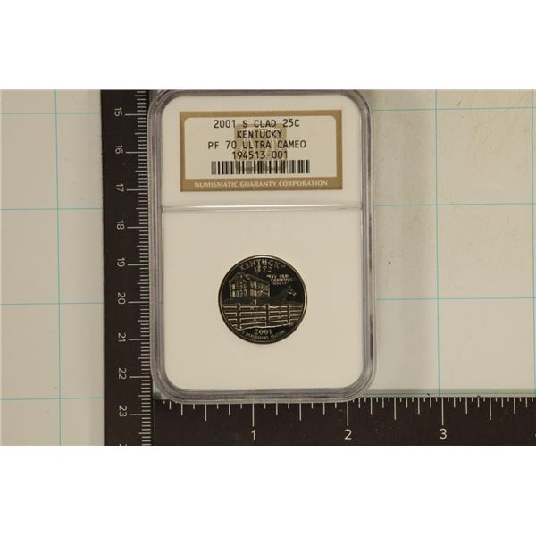 2001-S KENTUCKY QUARTER NGC PF70 ULTRA CAMEO