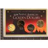 Image 1 : 2011 NATIVE AMERICAN GOLDEN DOLLARS WITH 4 COINS: