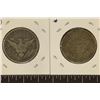 Image 2 : 1907-D VG & 1908-D SILVER BARBER HALF DOLLARS