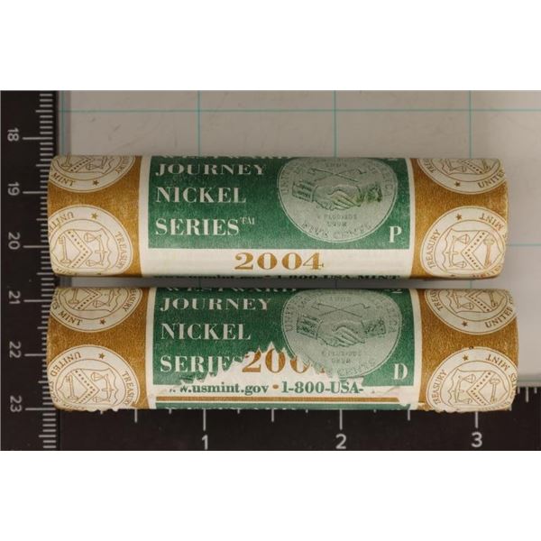 2004-P & D US $2 ROLLS OF WESTWARD JOURNEY NICKELS