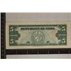 Image 2 : 1960 CUBA 5 PESO CRISP AU BILL