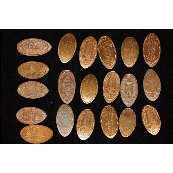 20-ELONGATED CENTS: WEST VIRGINIA STATE CAPITOL,