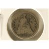 Image 1 : 1853 US SILVER SEATED LIBERTY HALF DIME