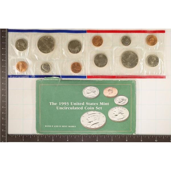 1993 US MINT SET (UNC) P/D (WITH ENVELOPE)