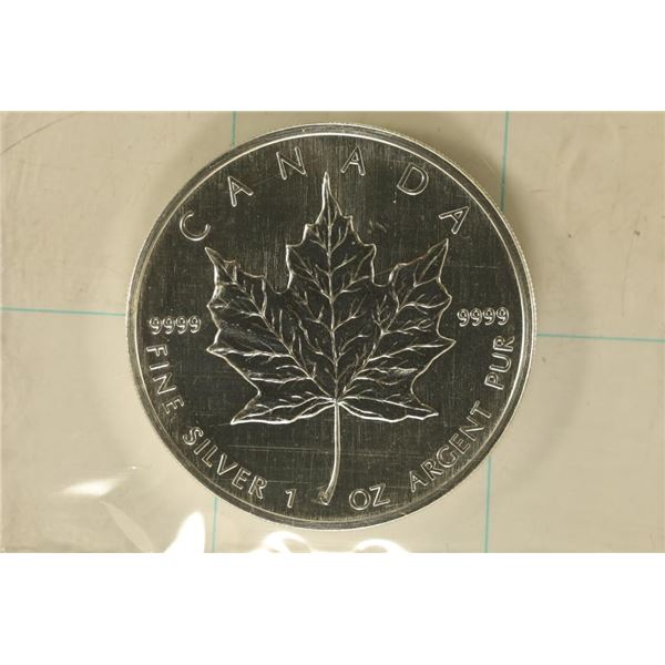 2004 CANADA $5 MAPLE LEAF .9999 FINE SILVER