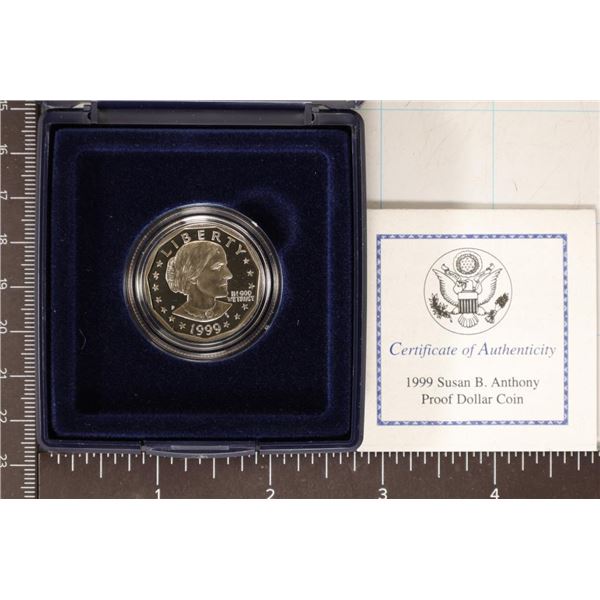 1999-P PROOF SBA DOLLAR IN ORIGINAL US MINT BOX