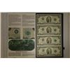 Image 1 : UNCUT SHEET OF 4-1976 US $2 GREEN SEAL BILLS IN