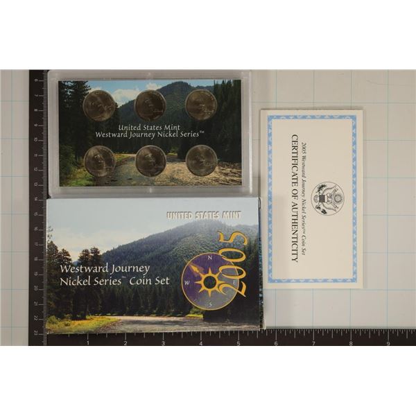 2005 WESTWARD JOURNEY NICKEL SET (UNC) WITH BOX