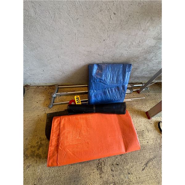 Tarps & crutches