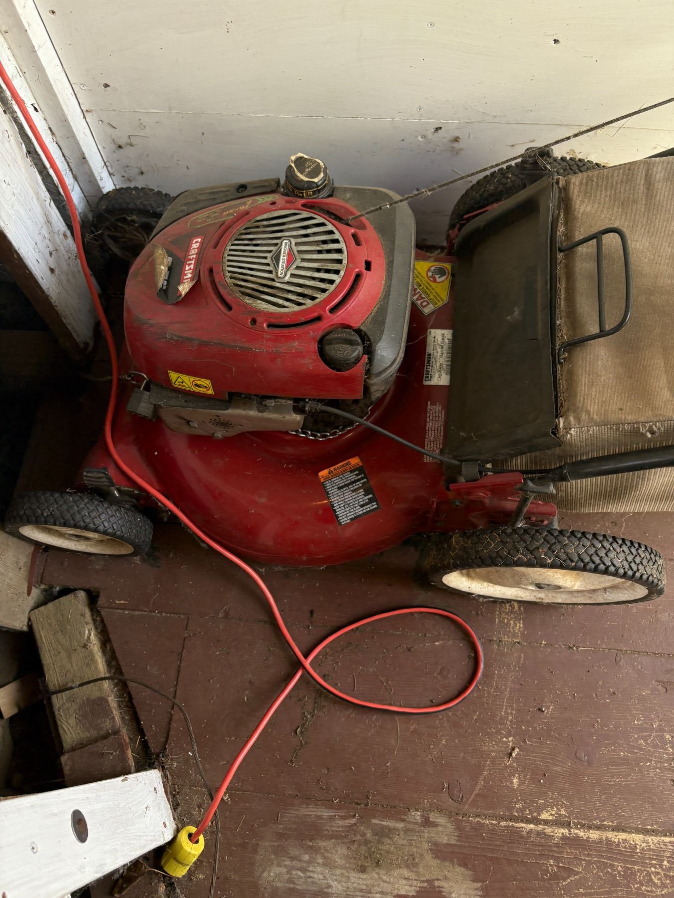 Craftsman lawn mower c/w bagger