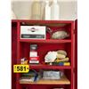 Image 1 : B&S parts & misc. in cabinet  (Red cabinet stays)