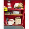 Image 2 : B&S parts & misc. in cabinet  (Red cabinet stays)
