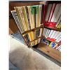 Image 1 : Folding cabinet c/w various book & VHS tapes