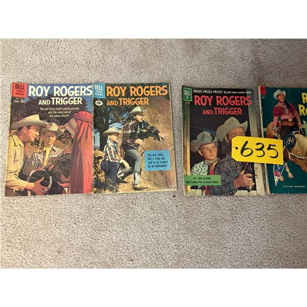 (Selling all together) Approx. 6- Roy Rogers & Trigger Comics