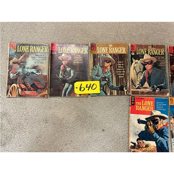 (Selling all together) Approx. 9- The Lone Ranger Comics