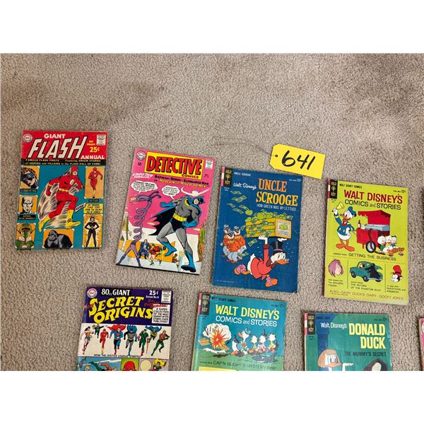 (Selling all together) Approx. 4- DC Comics & 5- Gold Key Disney Comics