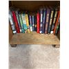 Image 3 : Bedside table, 1-drawer c/w qty of various novels