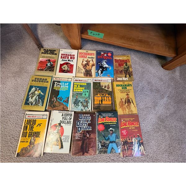 (Selling all together) Qty of old western books