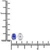 Image 3 : 14KT White Gold 1.20ctw Tanzanite Earrings