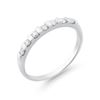 Image 2 : 14KT White Gold 0.25ctw Diamond Ring
