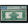 Image 2 : 1899 $2 Mini Porthole Silver Certificate PMG 35EPQ