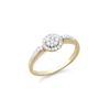 Image 2 : 14KT Yellow Gold 0.27ctw Diamond Ring