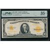 Image 1 : 1922 $10 Gold Certificate PMG 35EPQ