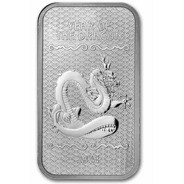 2024 Year of the Dragon 10oz Sivler Bar