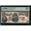 Image 1 : 1907 $5 Legal Tender Note PMG 25EPQ