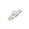 Image 1 : 14KT Yellow Gold 0.45ctw Diamond Ring