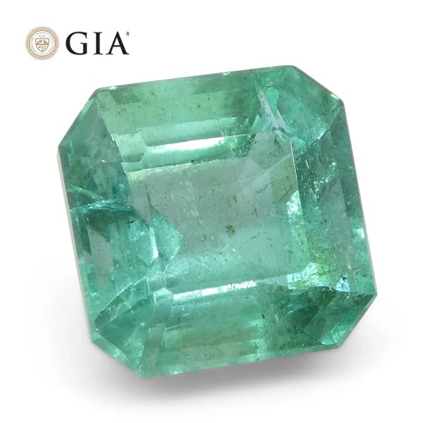 Elegant 4.01 Ct GIA Certified Natural Emerald