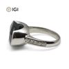 Image 2 : Rare IGI Certified 12.21 Ct Natural Sapphire Ring