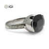 Image 3 : Rare IGI Certified 12.21 Ct Natural Sapphire Ring